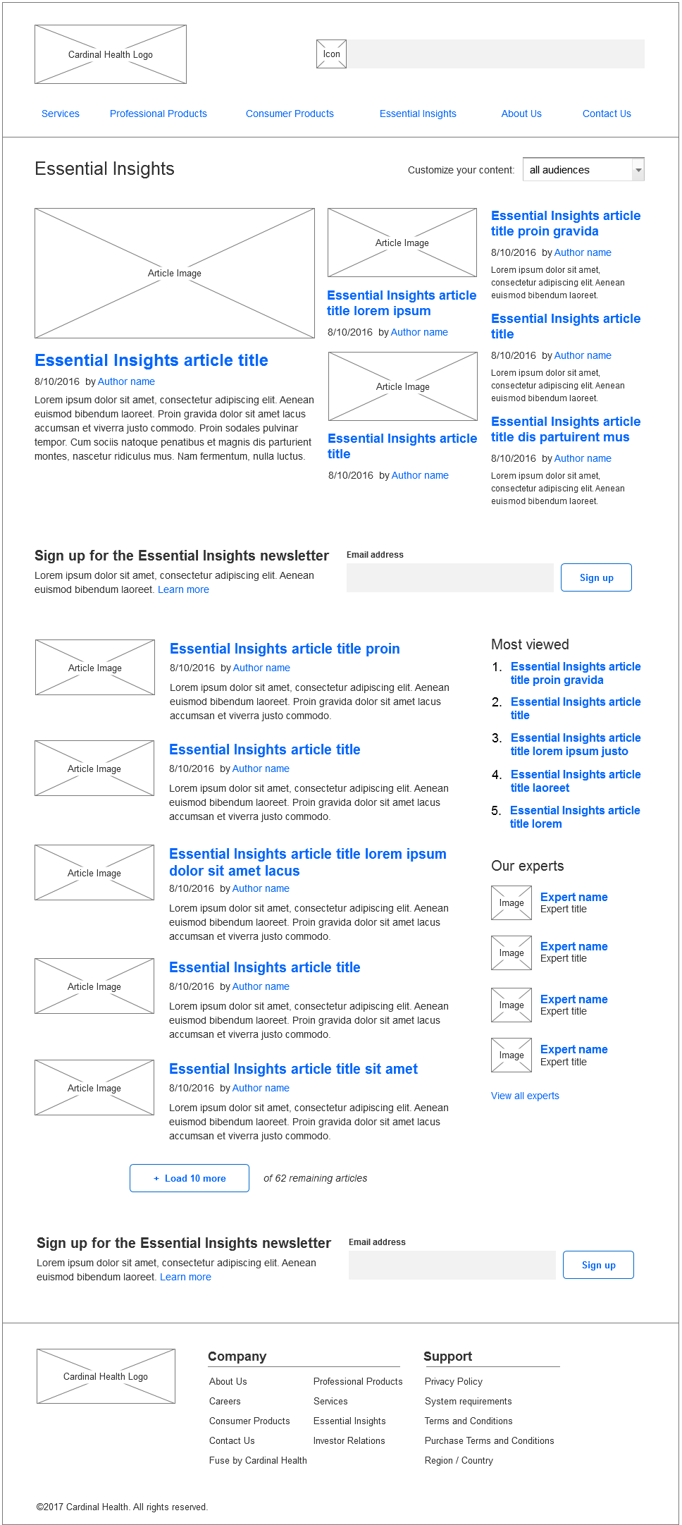 portfolio-web-essential-insights-wireframes